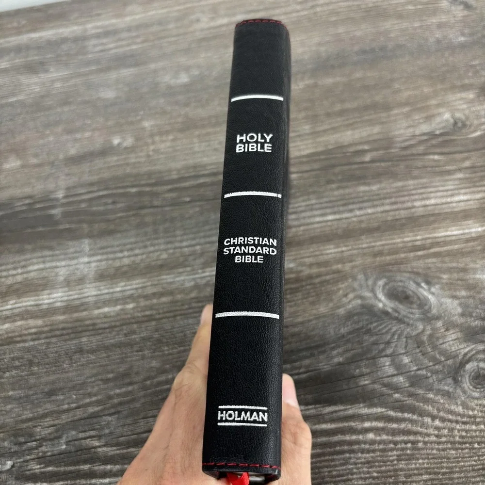 Holy Bible CSB Christian Standard Black Faux Leather UltraThin Reference Holman
