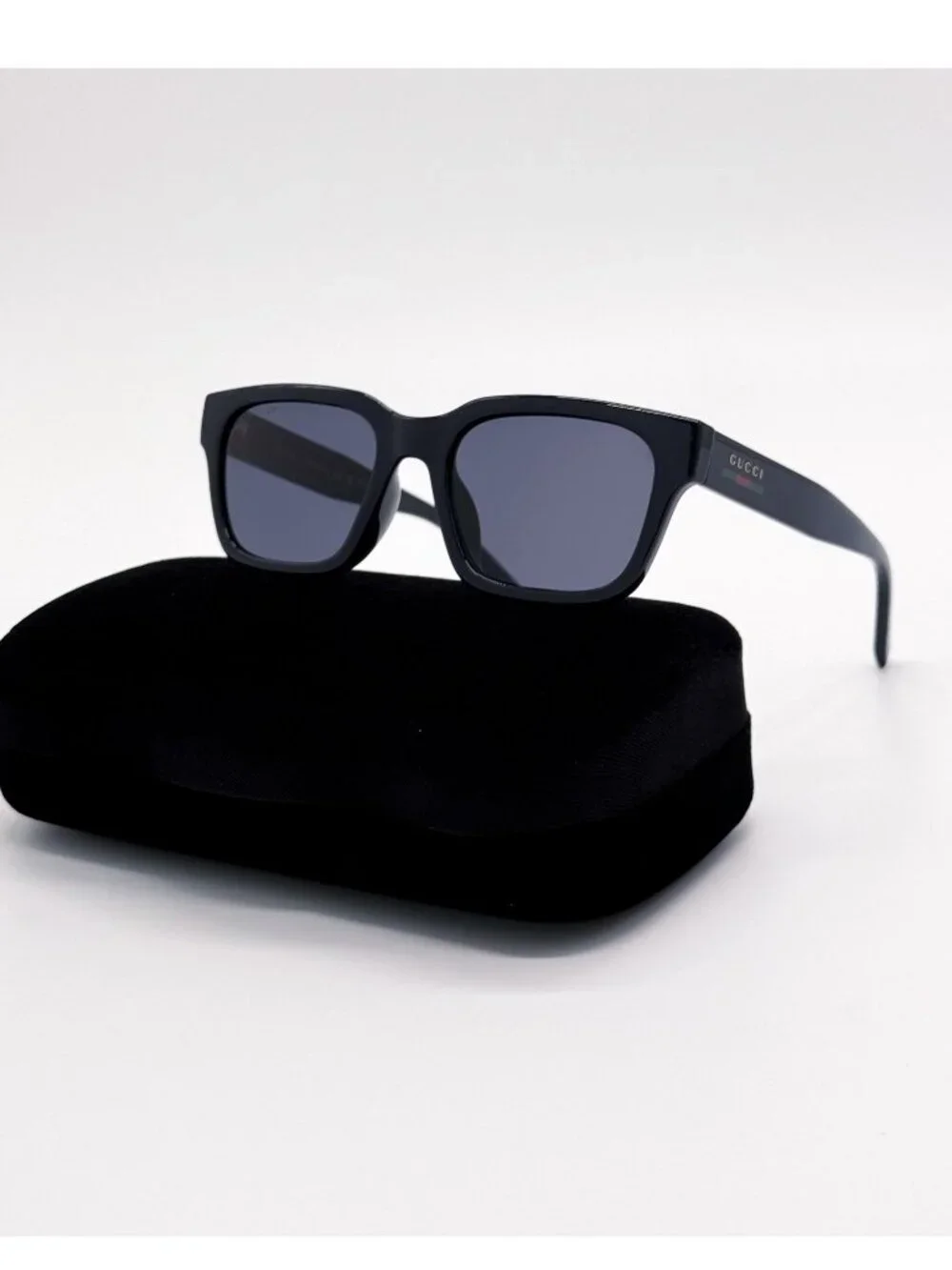New Gucci Black Square Men Sunglasses GG1857SK 003