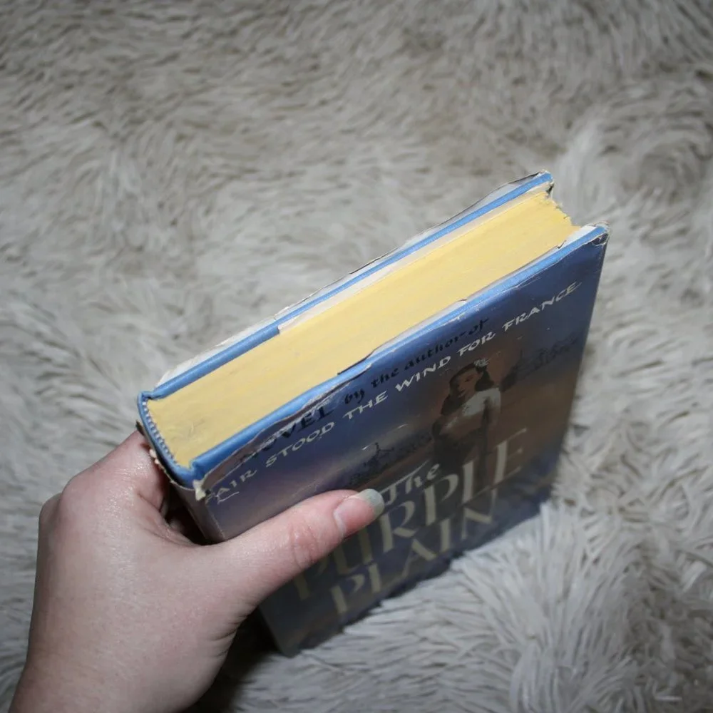 1947 The Purple Plain Vintage book hardcover (Bc)