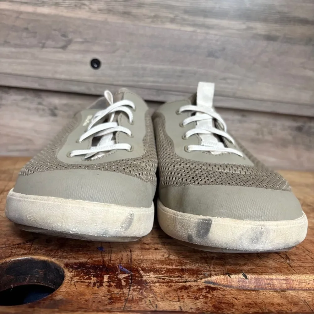 OluKai Moku Pae men's sz 11 preworn gray shoes valsole inserts