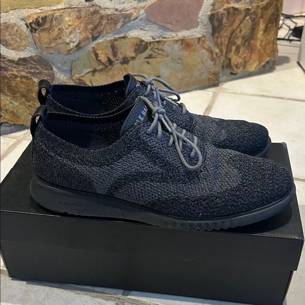 Cole Haan Men's Black Knit Shoes