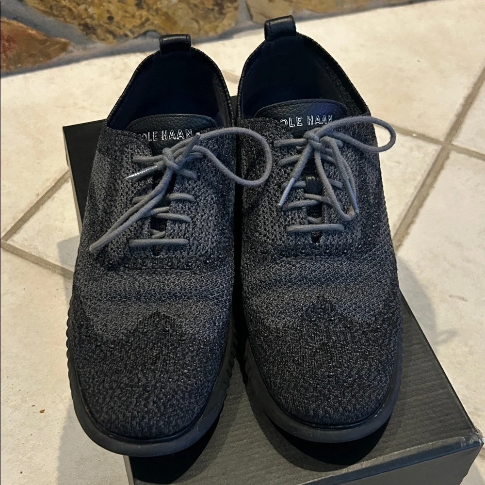 Cole Haan Men's Black Knit Shoes