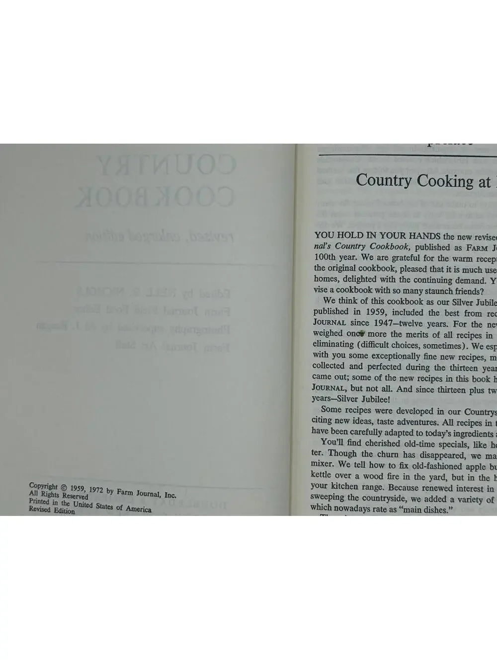 N/A vintage cookbook