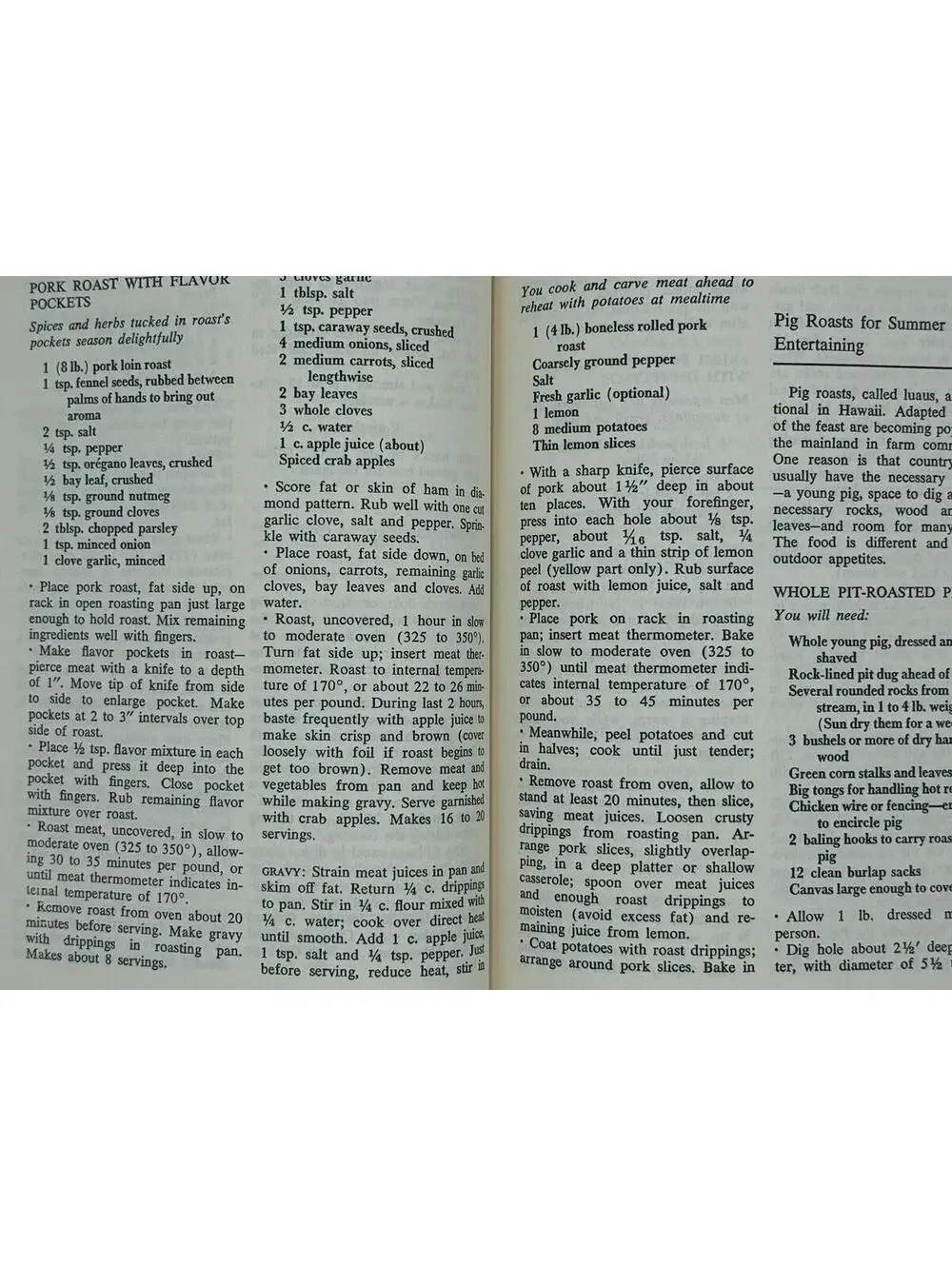 N/A vintage cookbook