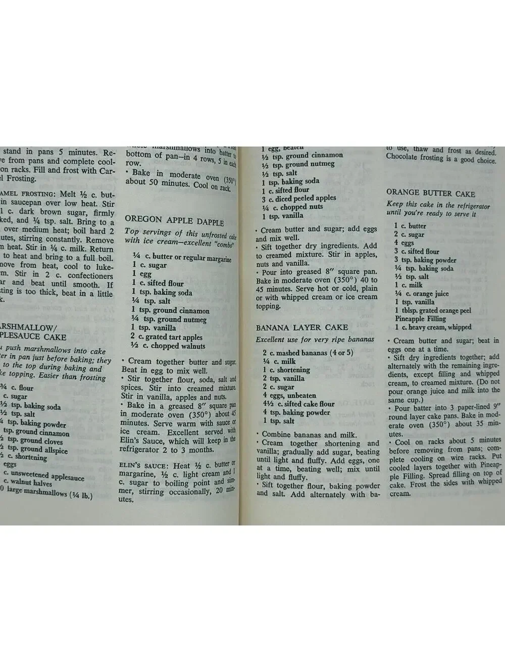 N/A vintage cookbook