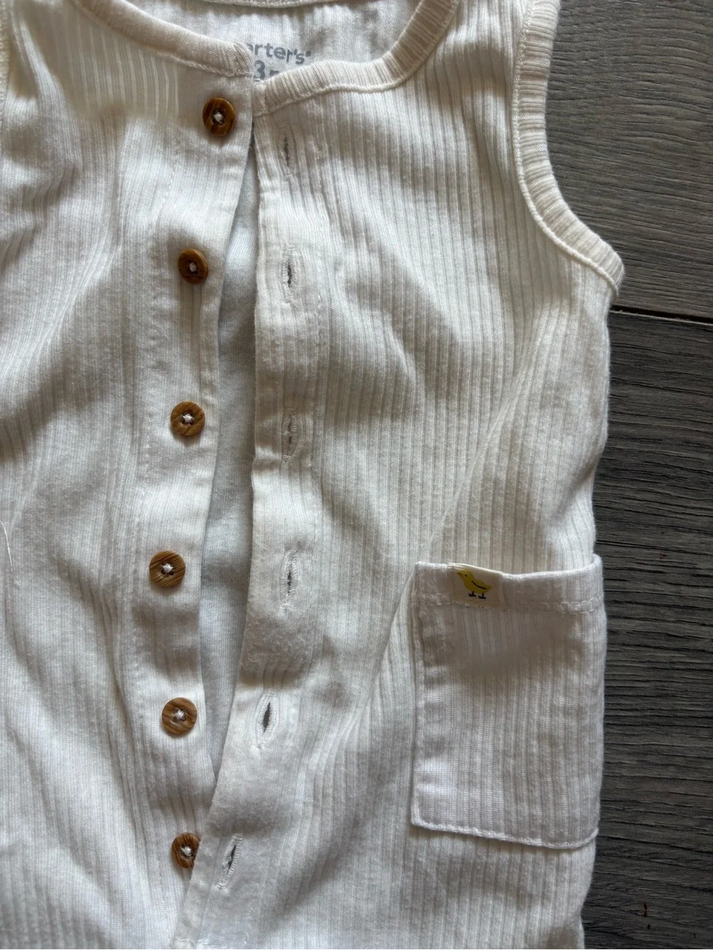 Carters sleeveless ribbed