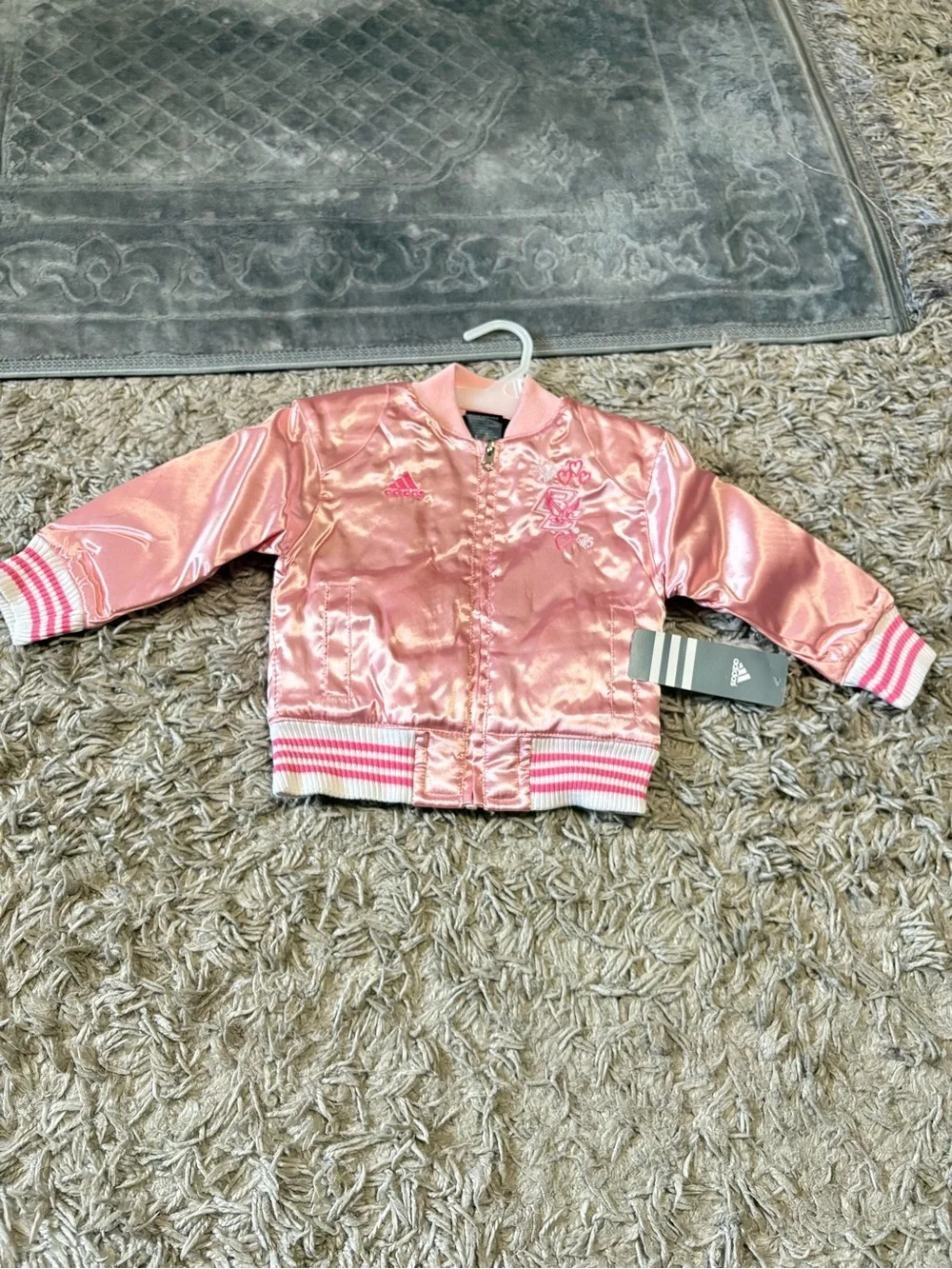 adidas pink satin