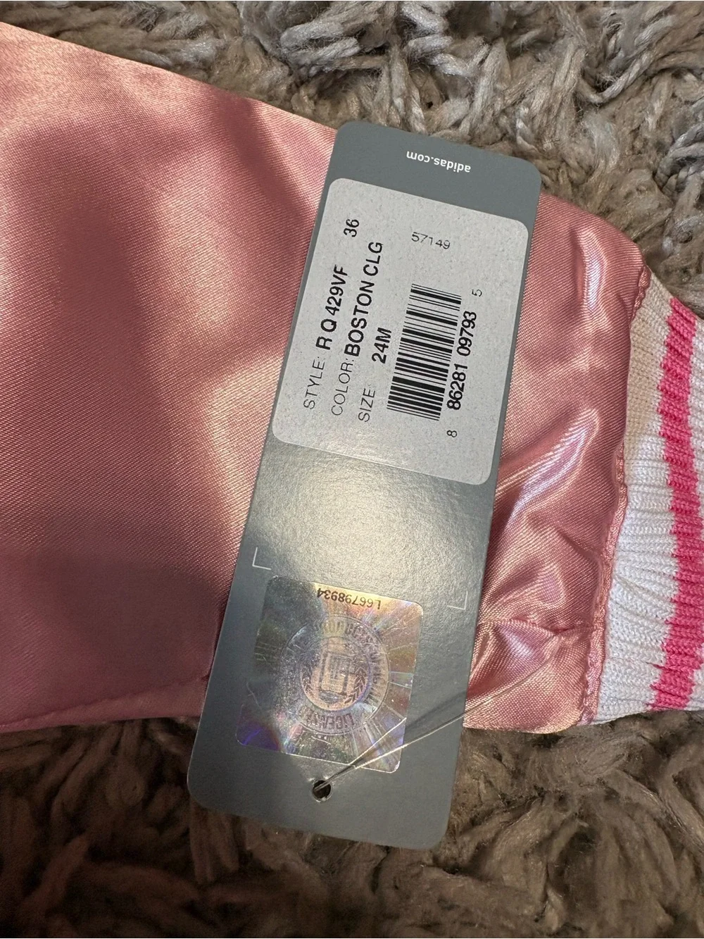 adidas pink satin