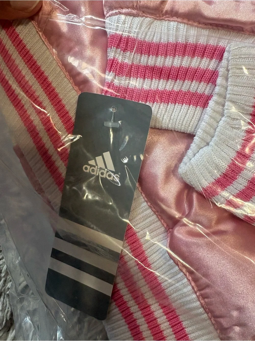 adidas pink satin