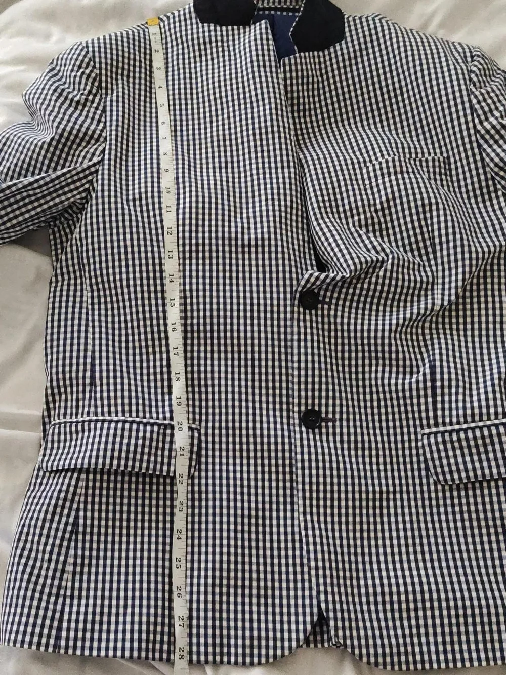 H&M seersucker blazer