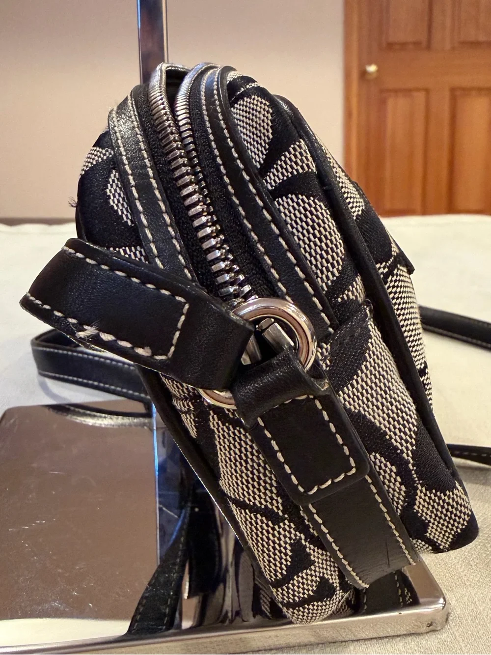 Coach sleek black