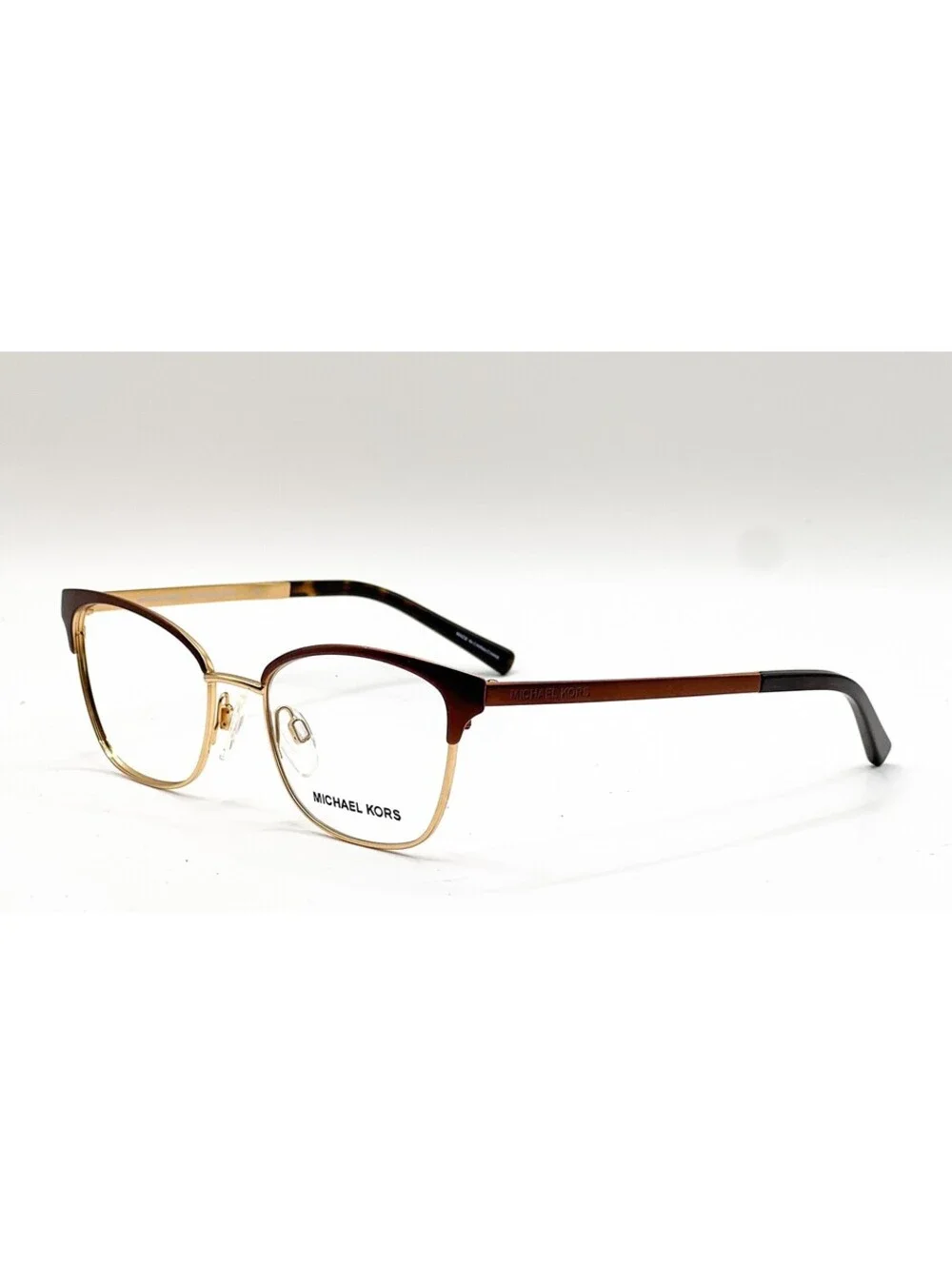 Michael Kors MK 3012 1114 Brown/Gold Cat Eye Authentic Eyeglass Frames 49-17