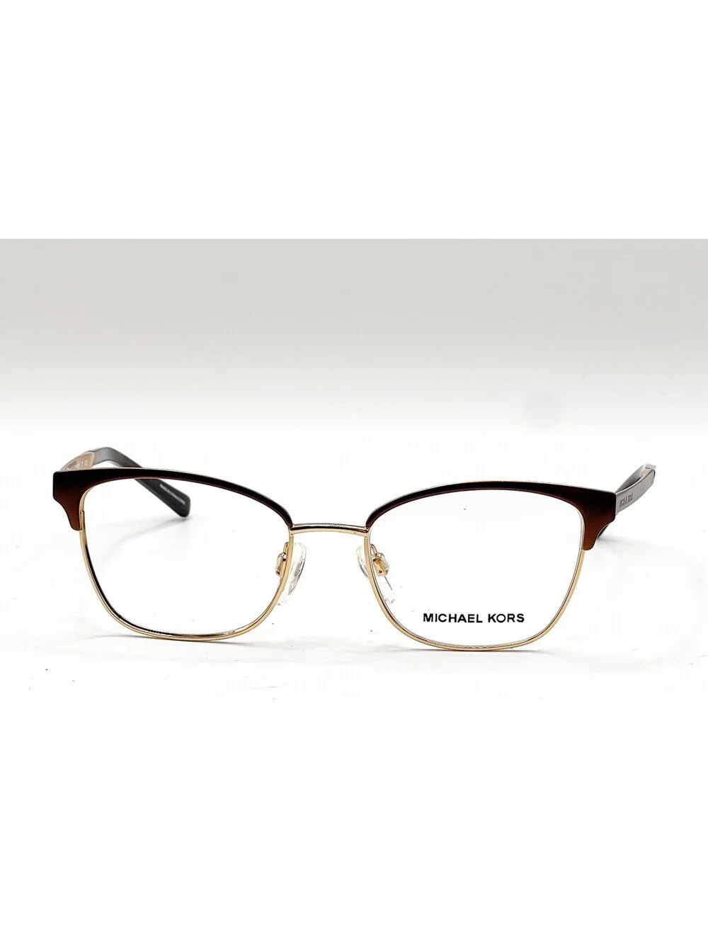 Michael Kors MK 3012 1114 Brown/Gold Cat Eye Authentic Eyeglass Frames 49-17