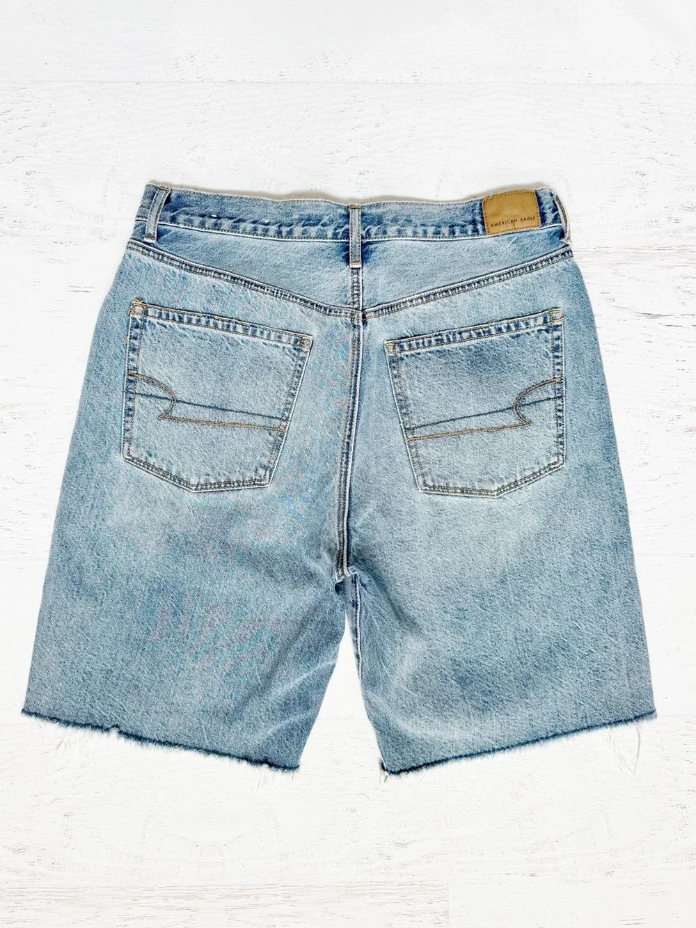American Eagle Long Denim Shorts Size 10