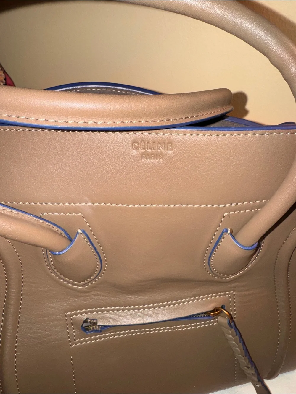 Celine leather luggage