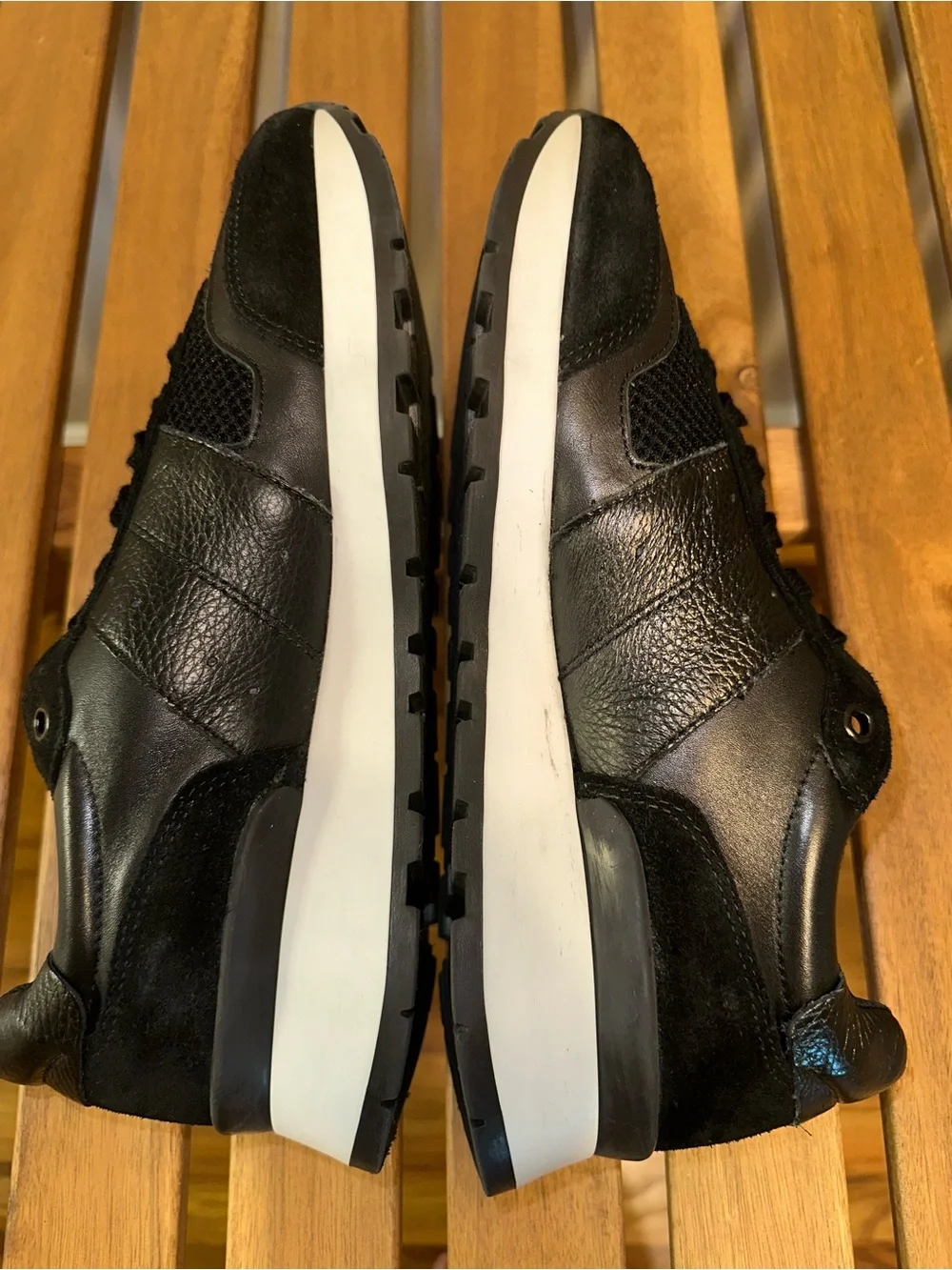 Selected Homme black leather