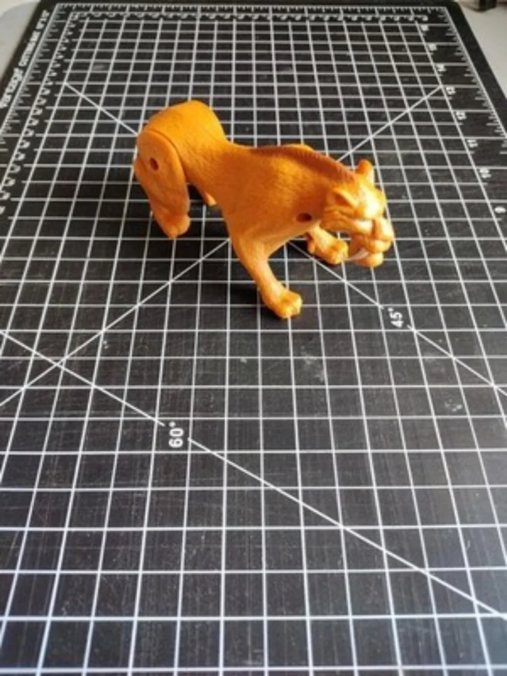 Ice Age Diego Sabertooth Tiger Jumping toy Burger King 2014