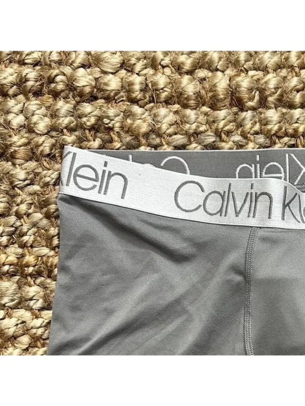 Calvin Klein Men's Boxer Briefs Gray Stretch Performance Medium