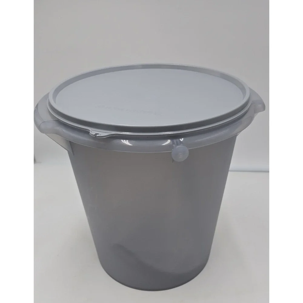Tupperware Bucket Container Jug 8.5L Tall And Round With Handle New Cottagecore