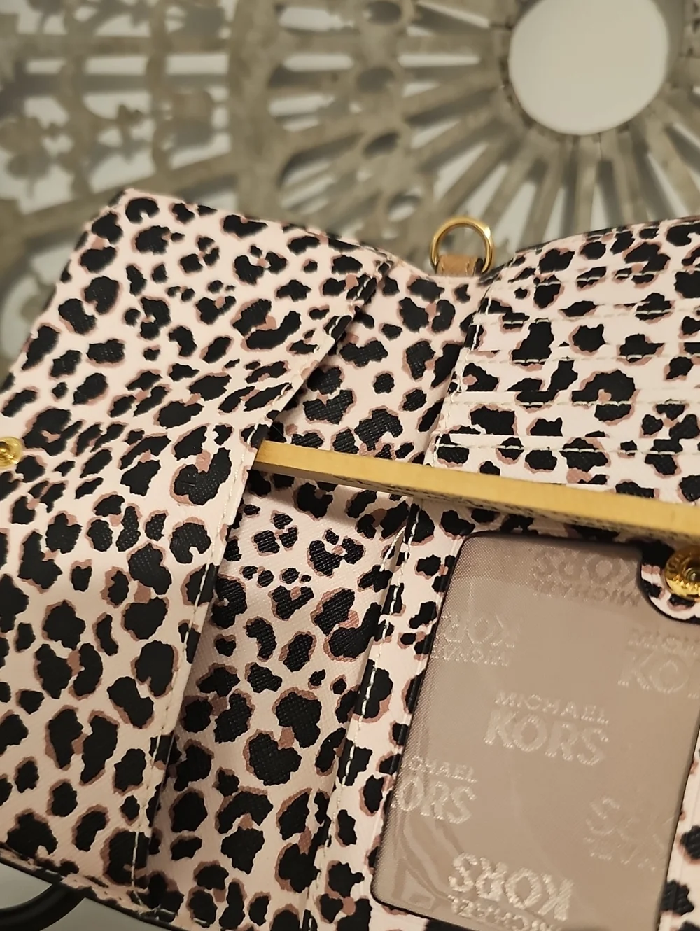 Michael Kors saffiano leather