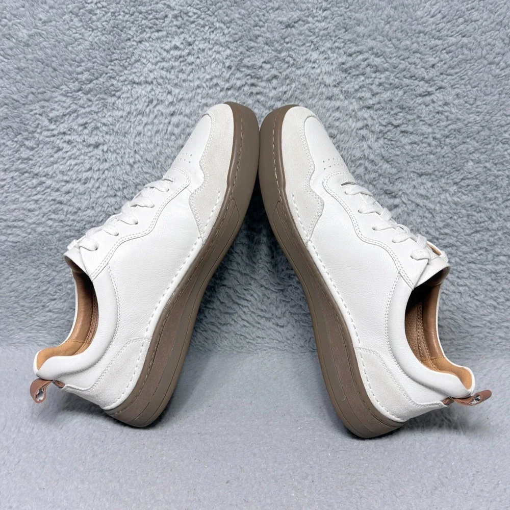 Josef Seibel Cleve 01 Mens Size 43 US 9.5 Low Top Sneaker Shoes White Leather