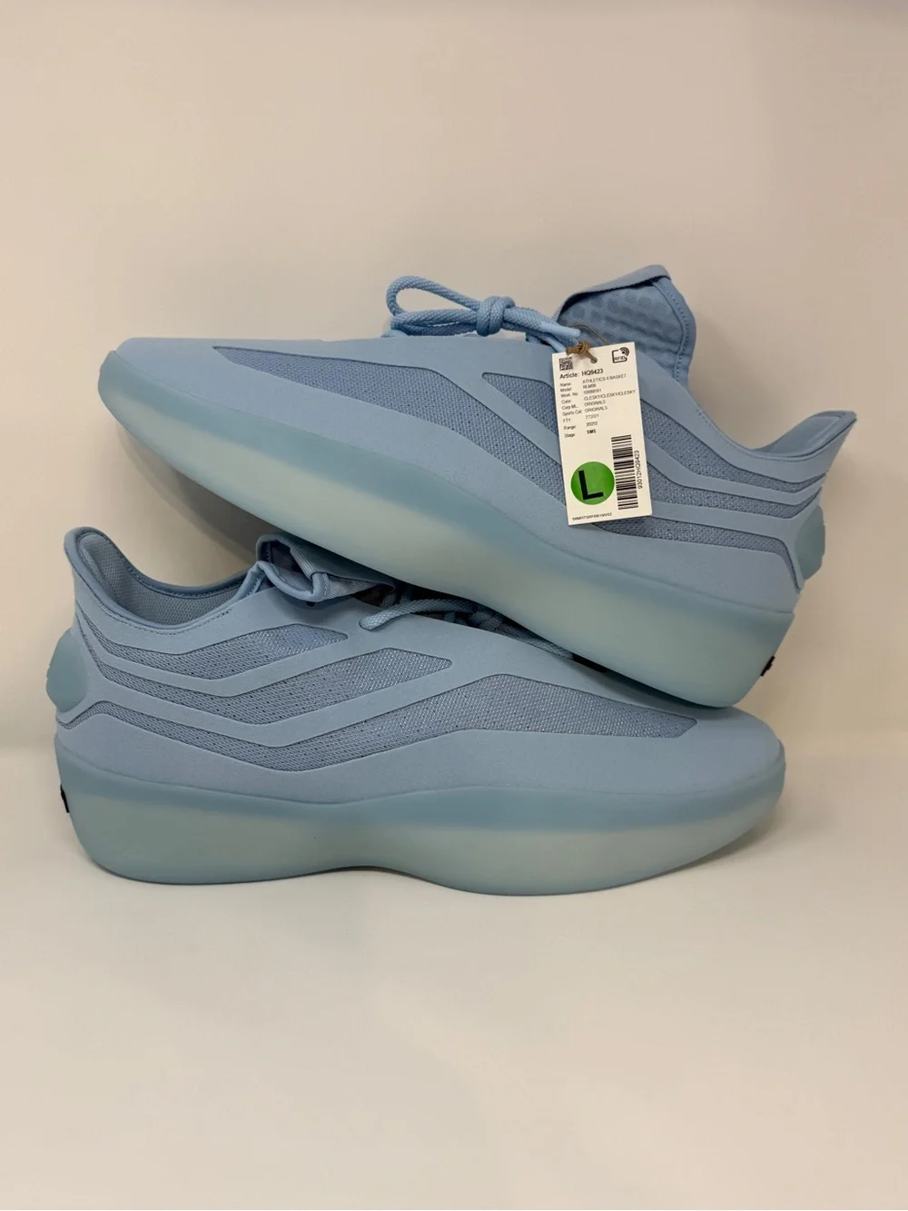 Size 18- Adidas SAMPLE FOG Basketball II Dame Lillard Sky