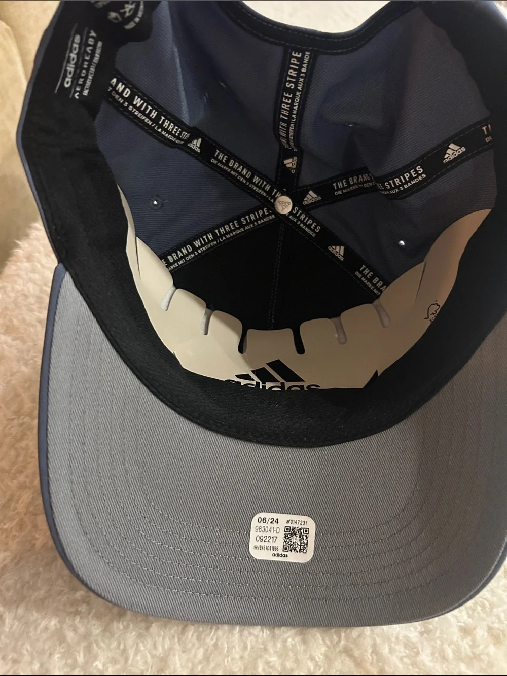 adidas Blue Adjustable Aeroready Performance Cap