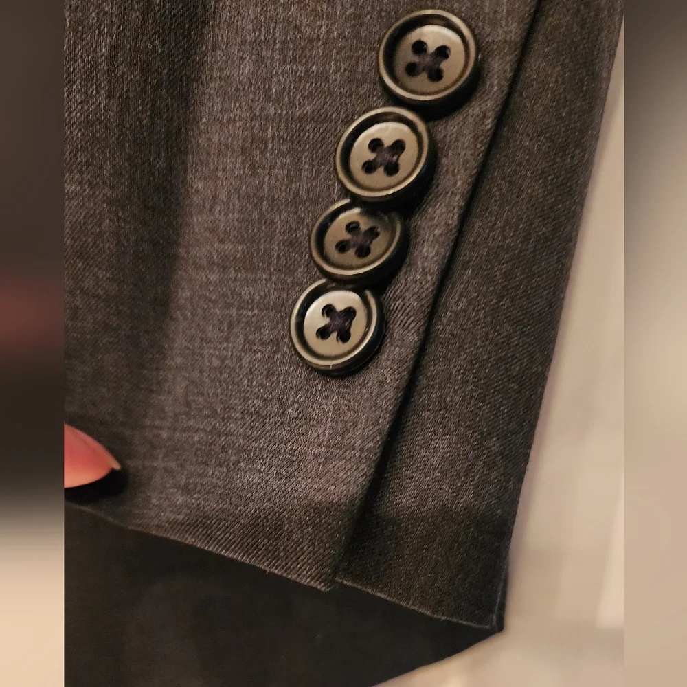BONOBOS Daily Grind Tailored Fit Suit Jacket in Charcoal Grey Size 44R