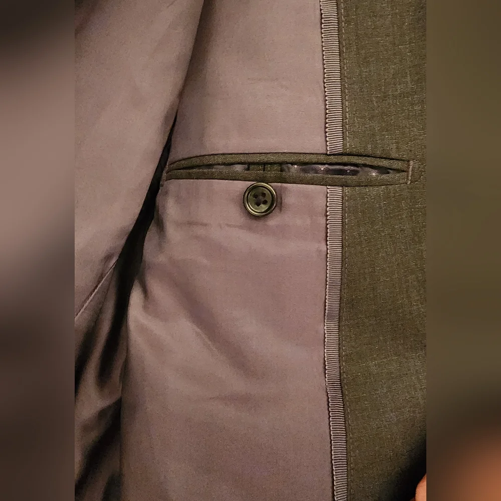 BONOBOS Daily Grind Tailored Fit Suit Jacket in Charcoal Grey Size 44R