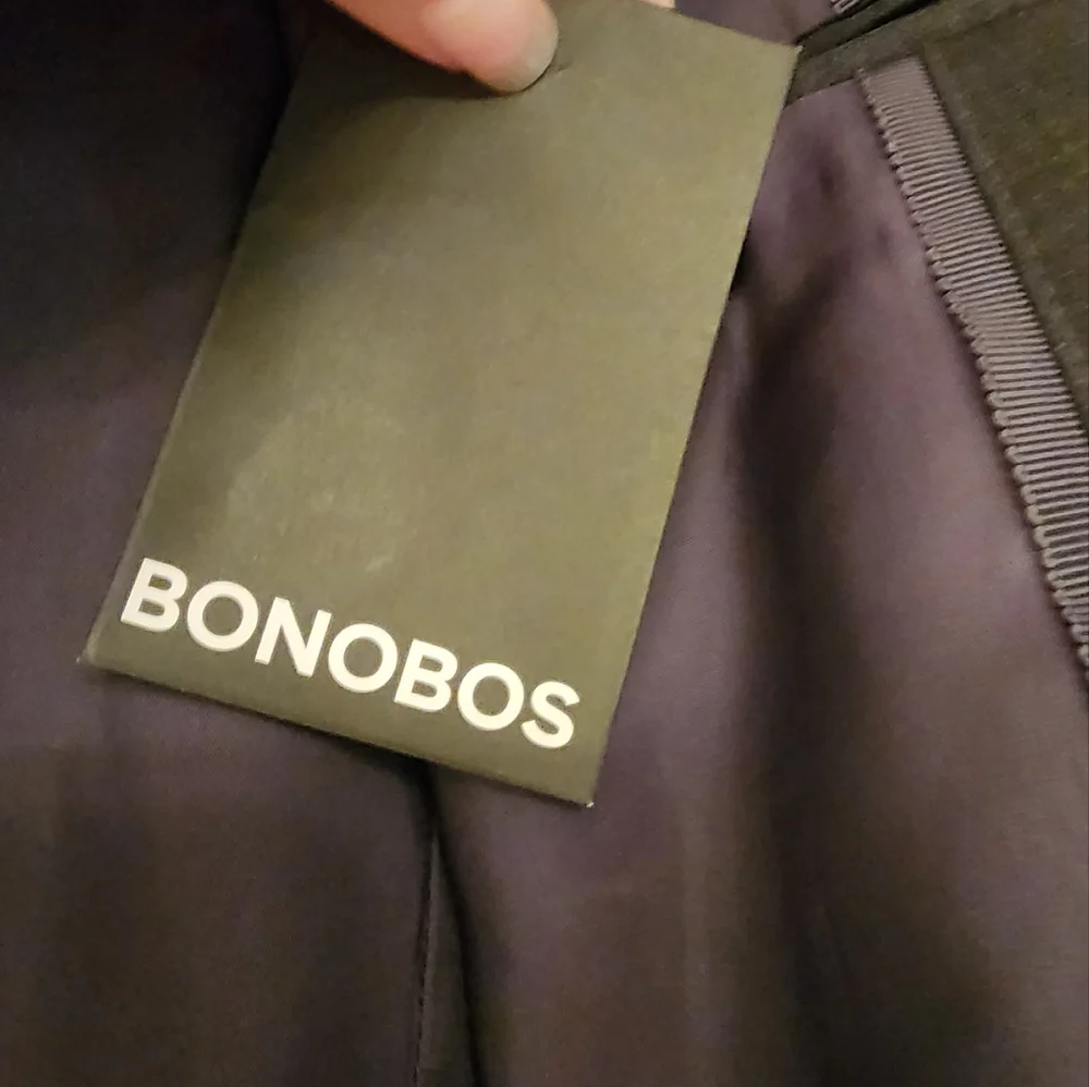 BONOBOS Daily Grind Tailored Fit Suit Jacket in Charcoal Grey Size 44R
