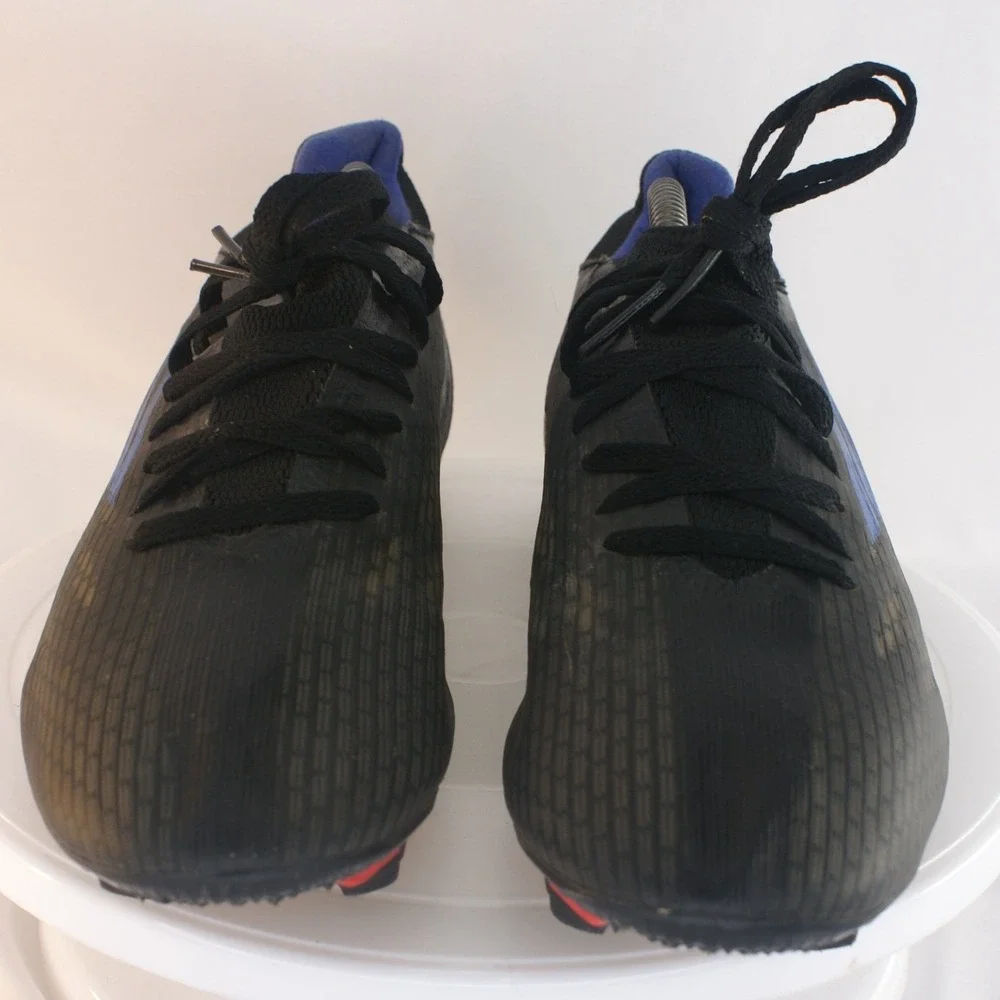 Adidas X Speedflow.3 FG Mens Soccer Cleats Black Blue FY3296 Size 9