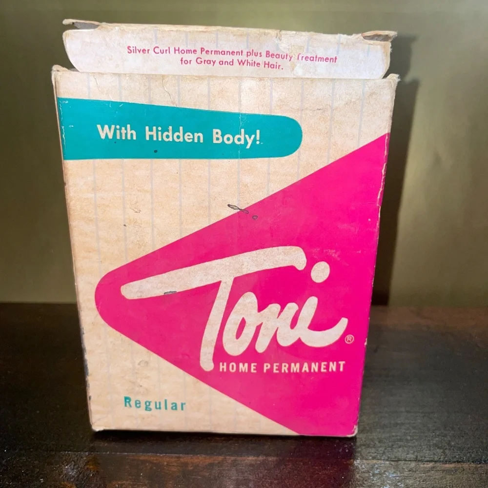 Vintage Regular Toni Home Permanent Box & Rollers/Rods Home‎ Permanent