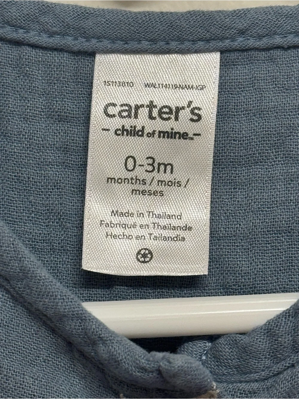Carters size months