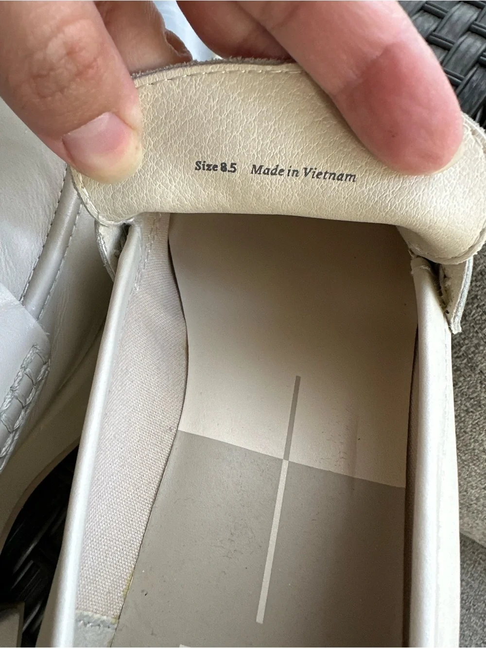 Dolce Vita Cream Leather Penny Loafers