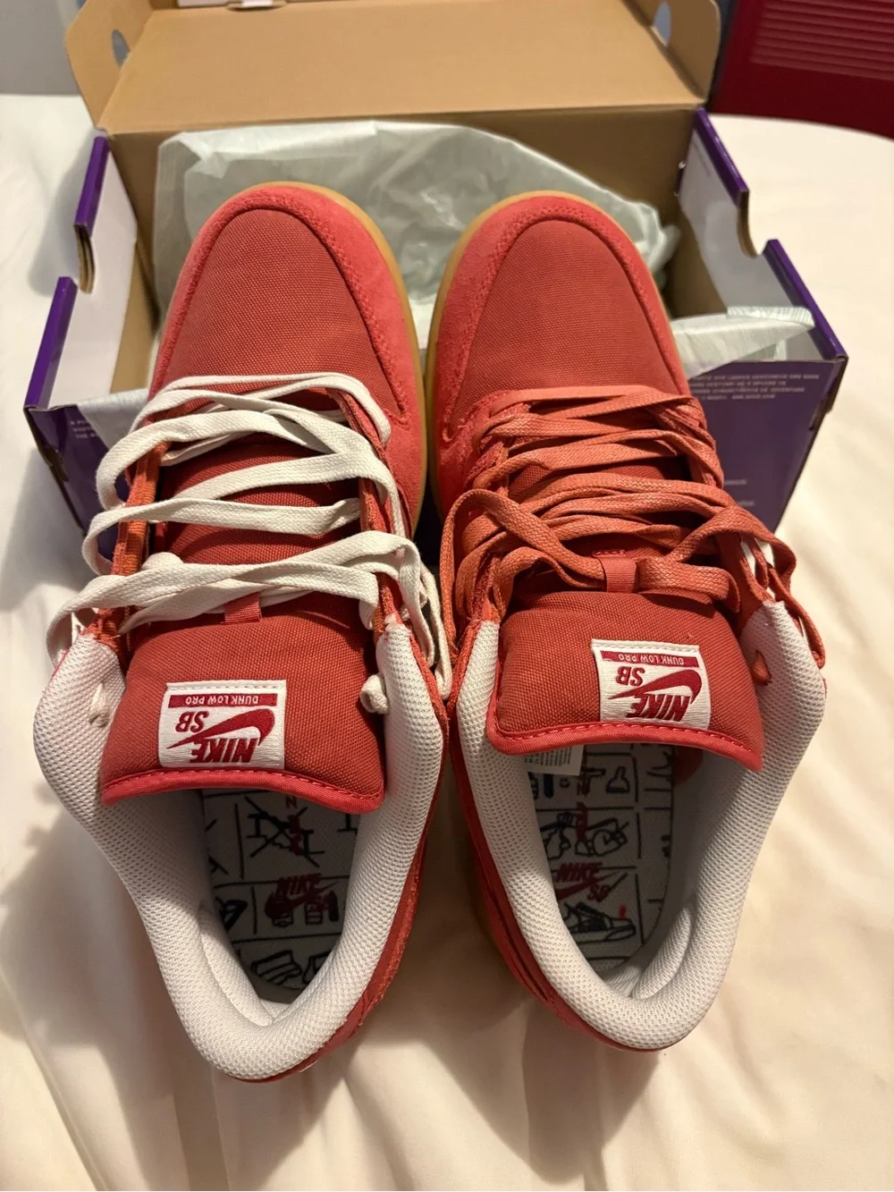 Nike both low suede