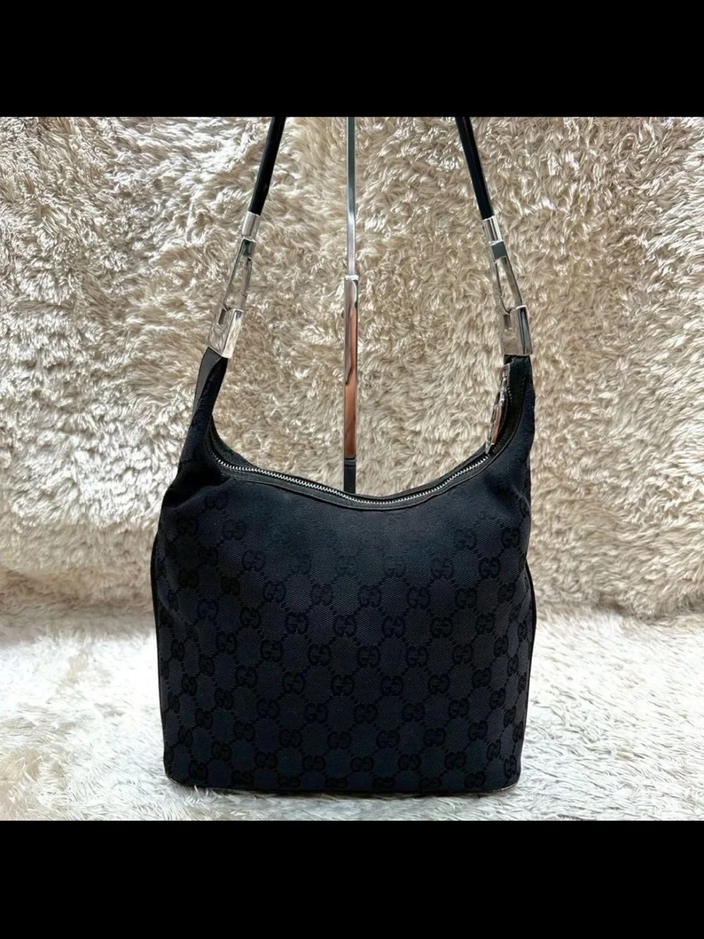 Louis Vuitton Black Monogram Shoulder Bag