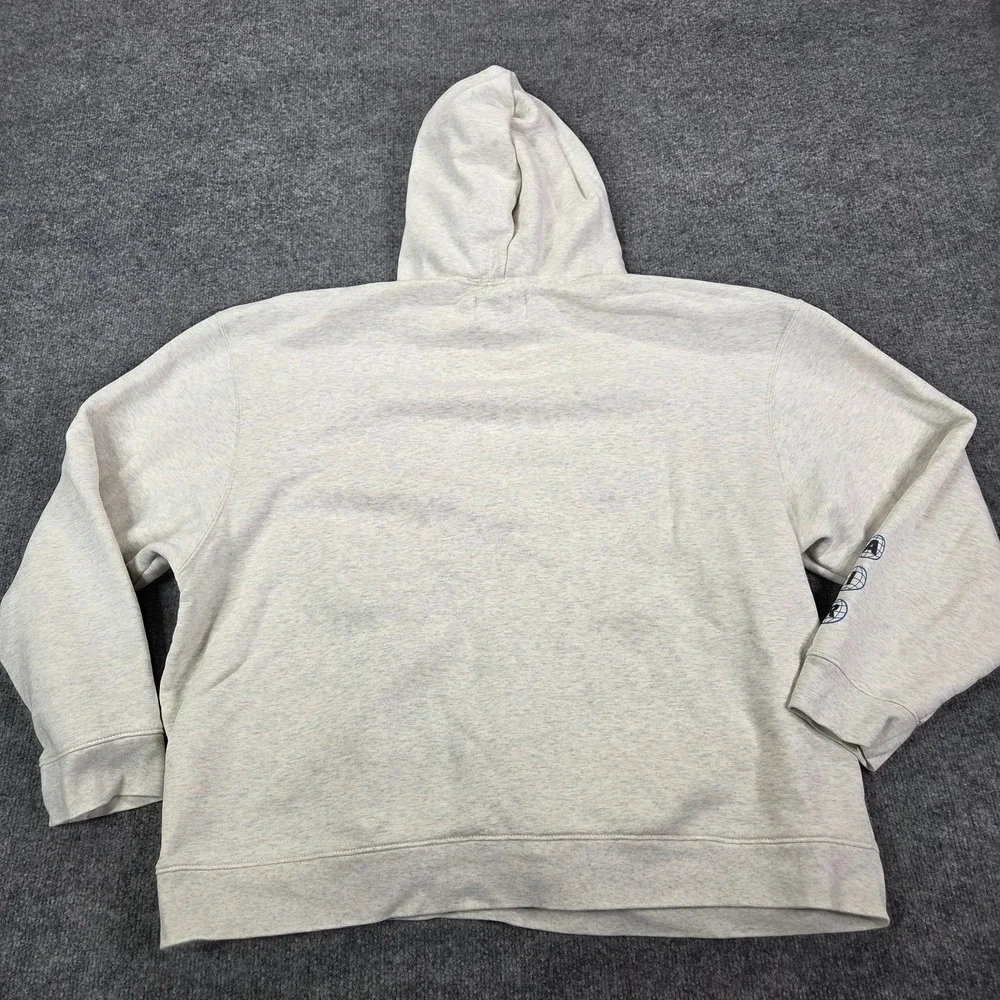 Nike Air Jordan Sweater Training Hoodie Gray Hooded Mens Sweatshirt 3xl