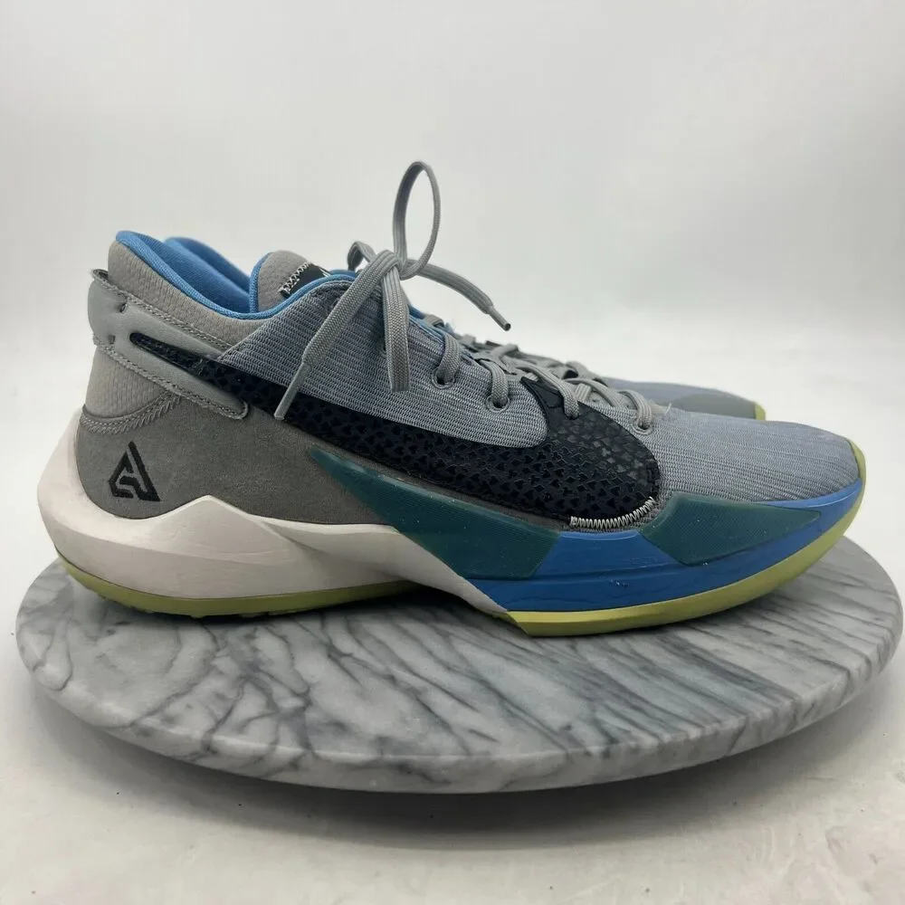 Nike Zoom Freak 2 Shoe Mens 11.5 Grey/Black Lace Up Athletic Sneaker CK54224-004