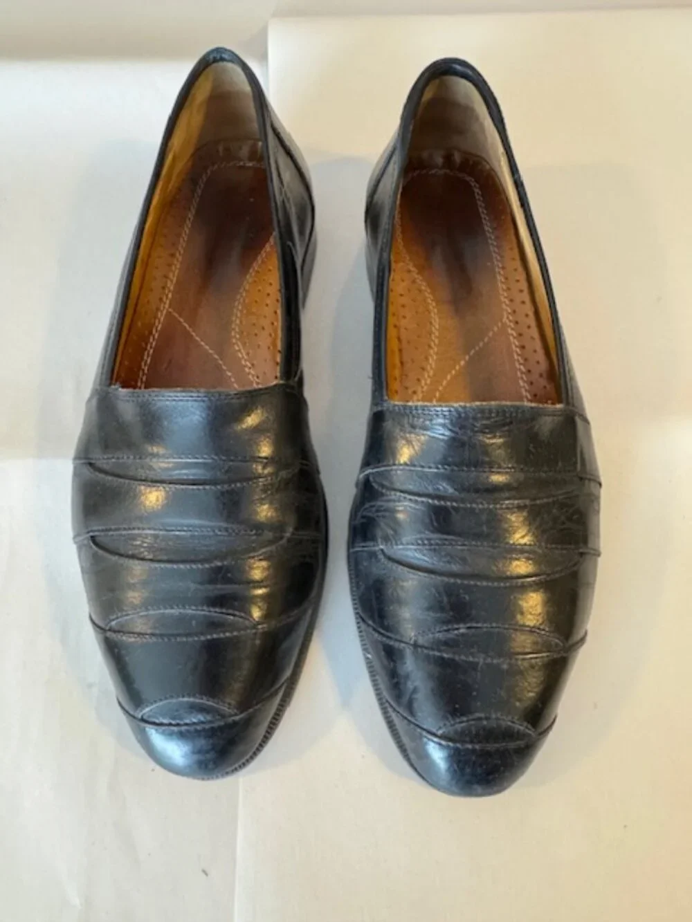 Dimitri Handmade in Italy‎ Men's Dress Shoe Leather Black Slip On Loafers