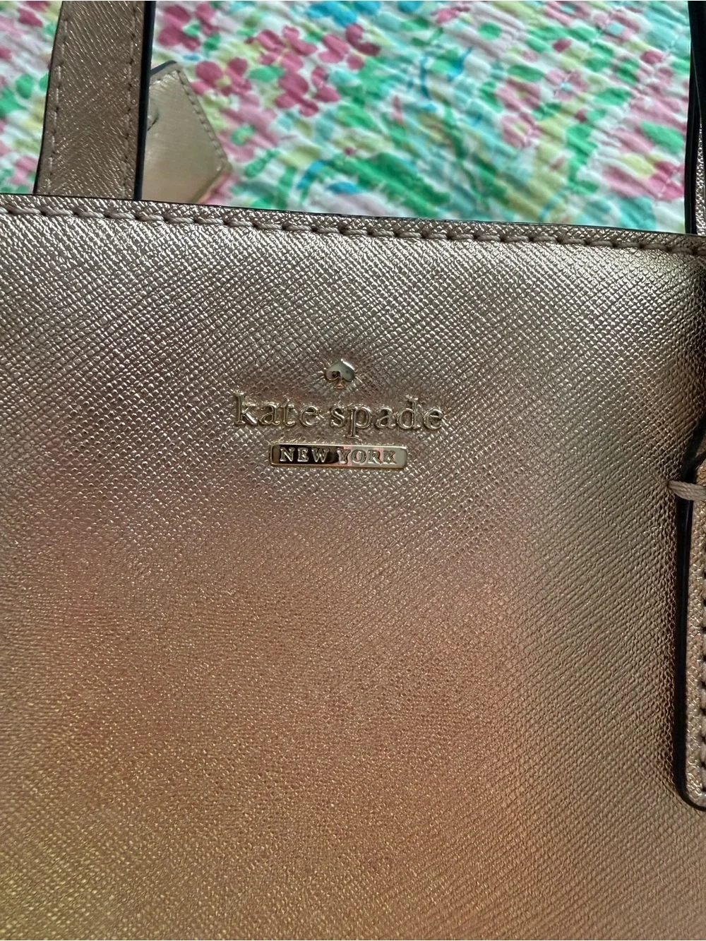 kate spade Rose Gold Dome Satchel