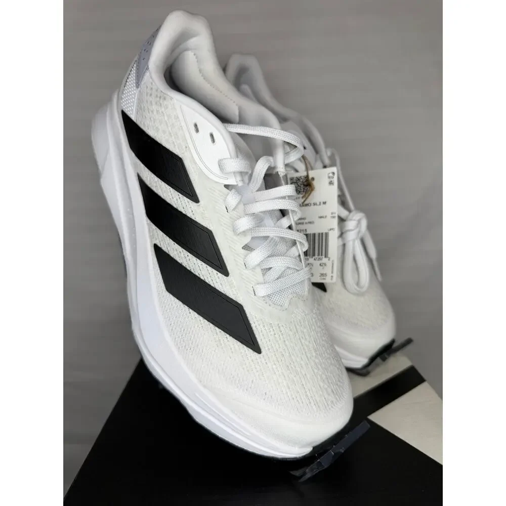 Adidas Duramo SL2 Running Shoes Men’s 9 White Black Lightmotion NWT