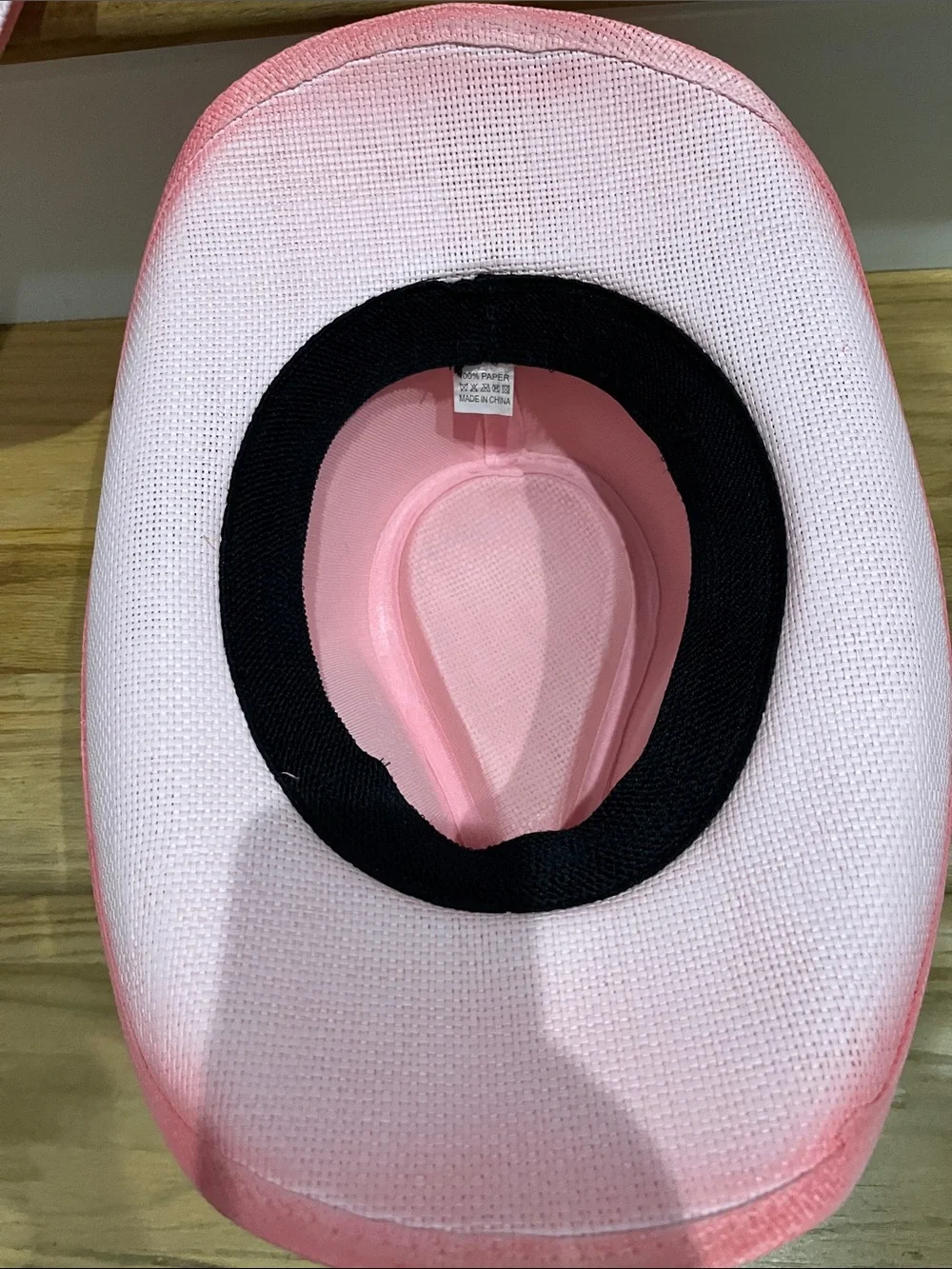 Pink Western Straw Cowboy Hat with Decorative Band