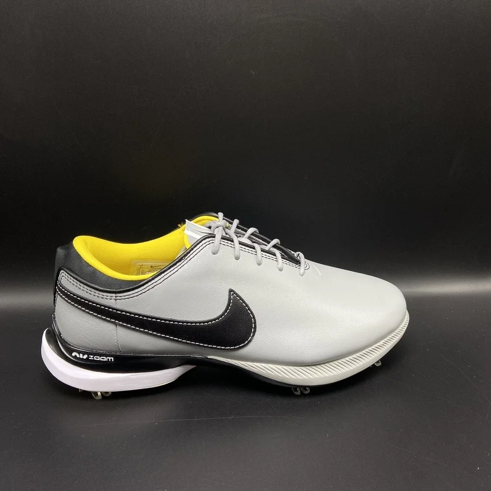 Nike Air Zoom Victory Tour 2 Golf DJ6570-002 Gray  Black Yellow NEW Mens Size  8