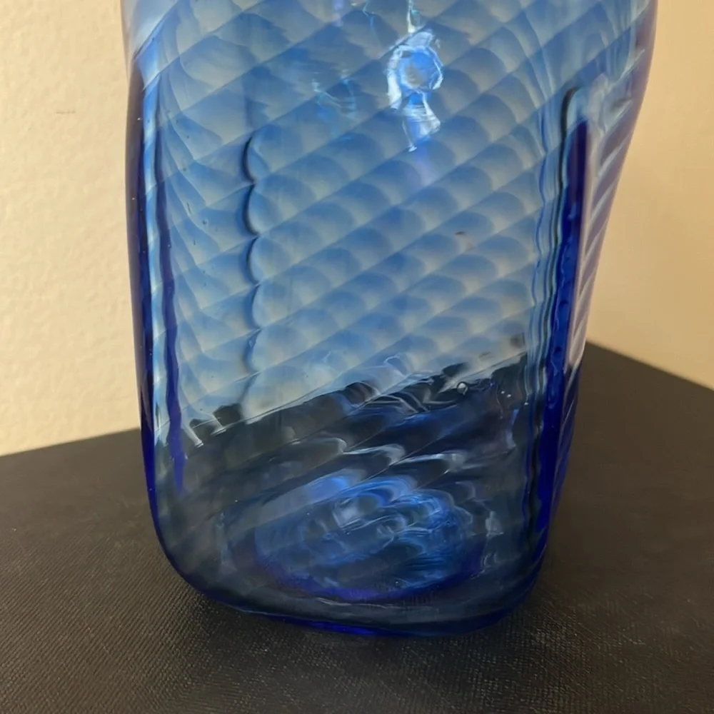 Handmade blue optic
