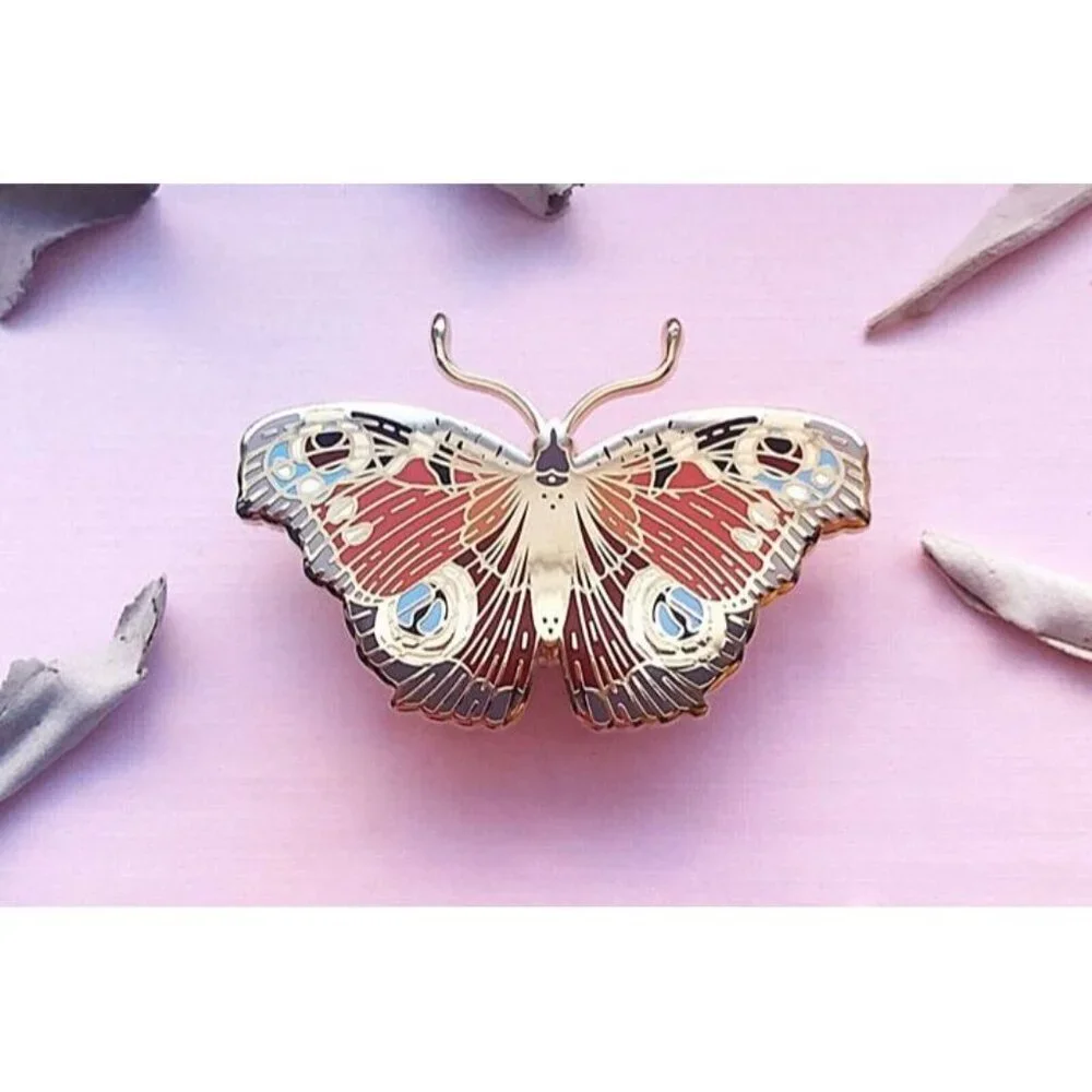 Alum and Ink butterflies markings its