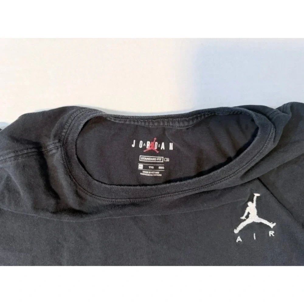 Nike Air Jordan Jumpman T-Shirt Mens XXL Black Short Sleeve Standard Fit Tee