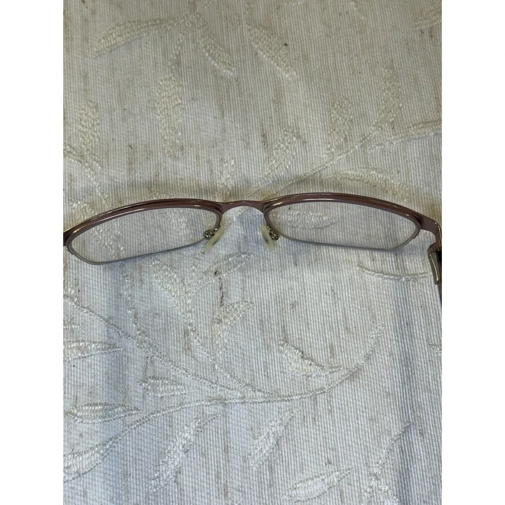 Banana Republic Nanette Half-Rim Eyeglasses Frames - Burgundy Tortoise 53-17-135