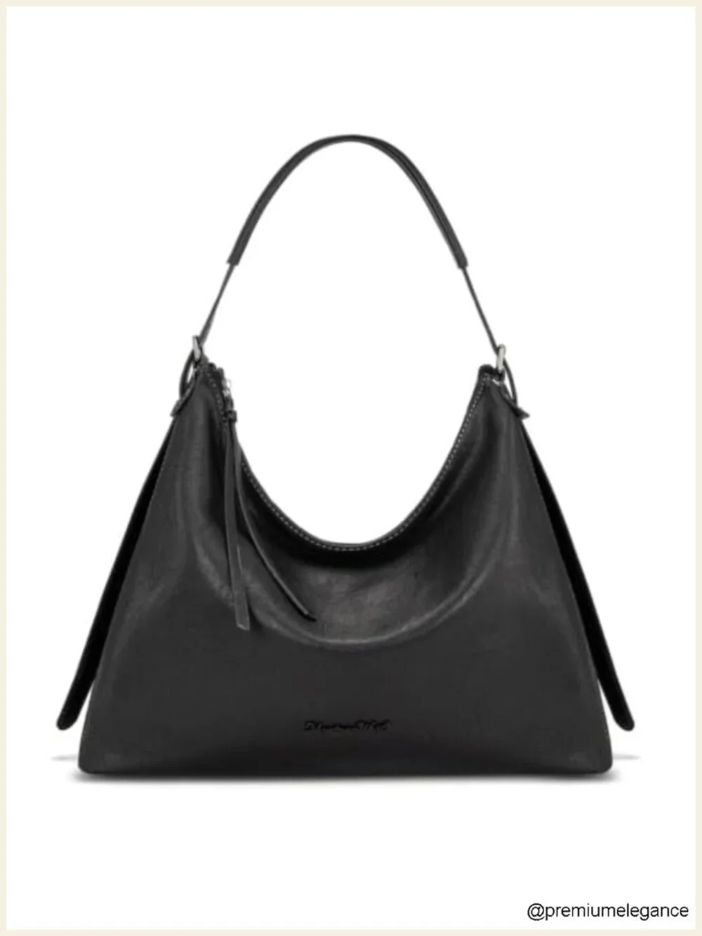 Ultra Soft Vegan Leather Slouchy Hobo Bag Crossbody Purse with Zipper