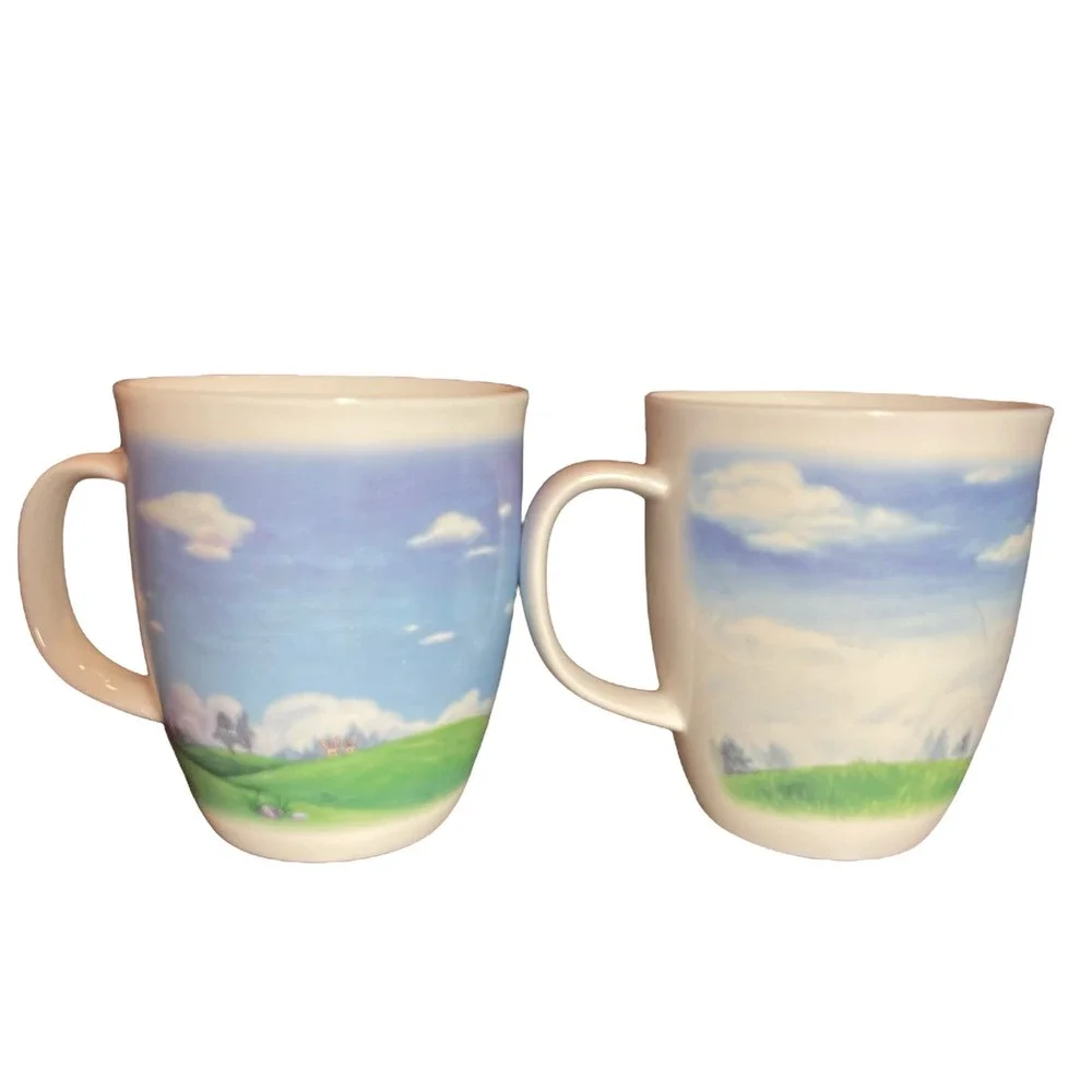 Savoir‎ Vivre London New Bone China Golf Coffee Mugs Lot of 2
