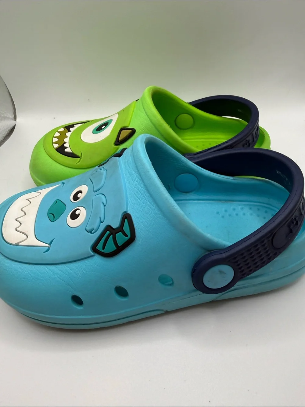 Monsters inc- Mike and Sully clog style shoes